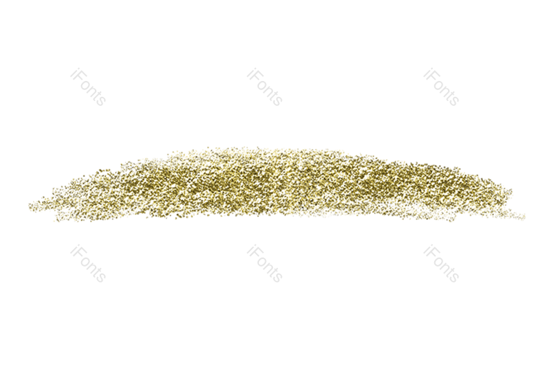 质感图片,金色笔刷元素,笔触PNG,金沙免抠素材